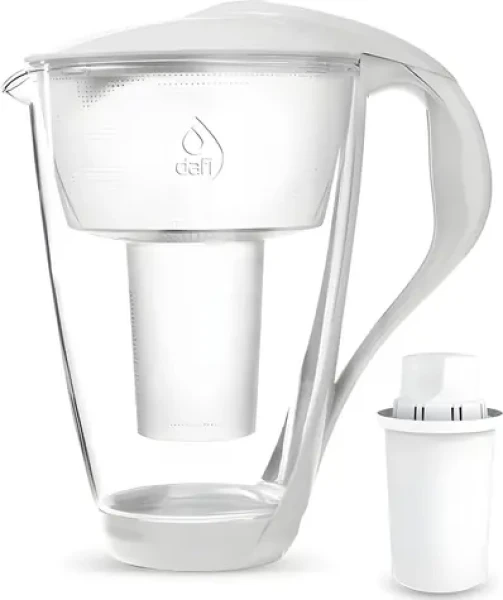 Dafi Crystal LED biela / Filtračná kanvica na vodu / LED indikácia výmeny filtra (POZ00423)