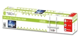 Techly ICA-PLB-162MW biela / Nástenný držiak TV / 23-55" / VESA 400x400 / 45 kg / slim (ICA-PLB-162MW)