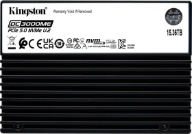 Kingston DC3000ME 15.36TB U.2 PCI-E x4 Gen 5.0 NVMe (SEDC3000ME/15T3)
