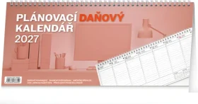 NOTIQUE Plánovací daňový 2027 / Stolný kalendár / 33 × 14,5 cm