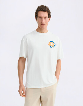 Thinking MU Thinking Mu Payaso Patch Aaron Tee WHITE L