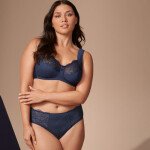 Vyššie nohavičky Orely 1382 navy blue - Anita Classix 380 maritime blue 36