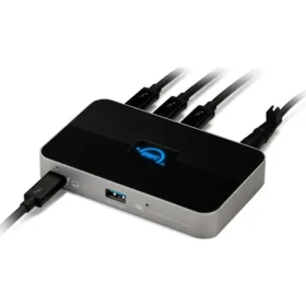 OWC Thunderbolt 4 Dock 5 Port sivá / dokovacia stanica / Thunderbolt 4 / USB-C 3.2 Gen 2 / Power Delivery 60 W (OWCTB4HUB5P)