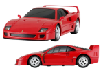 Mamido Športové autíčko Ferrari F40 na diaľkové ovládanie RC 1:24 červené