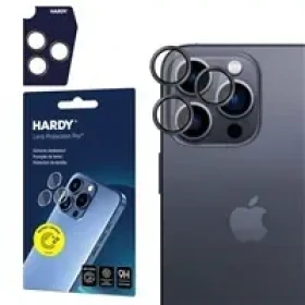 3mk Hardy Lens Protection Pre sklá na fotoaparát pre Apple iPhone 16 Pro/16 Pro Max Titanium Grey (5903108588744)