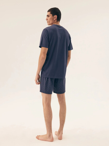 Pánske pyžamo 42601 Shore light blue - HENDERSON světle modrá L
