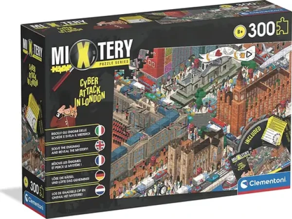 Clementoni PUZZLE MIXTERY Útok hackerov v Londýne