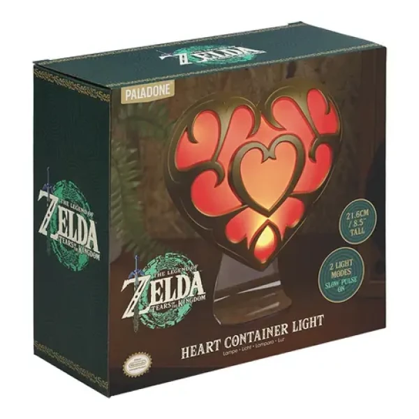 Paladone Heart Container Light Zelda / Stolová lampa / 3x AAA (PP13468NNEPM)