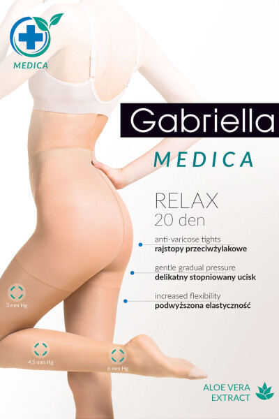 Gabriella Medica Relax 20 DEN Code 110 kolor:beige