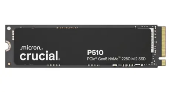 CRUCIAL P510 1TB / M.2 SSD 2280 / PCIe 5.0 / R:11000MBs / W:9500MBs / 5y (CT1000P510SSD8)
