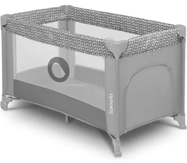 Lionelo Postieľka cestovná Stefi Grey Concrete Multicolor (LLOZSTEFGYCCEMCXXXXXX)