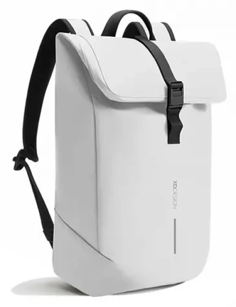 XD Design Urban Flap-Top biela/sivá / Batoh pre notebook / do 16" / 18-23 L / vodeodolný (P706.2613)