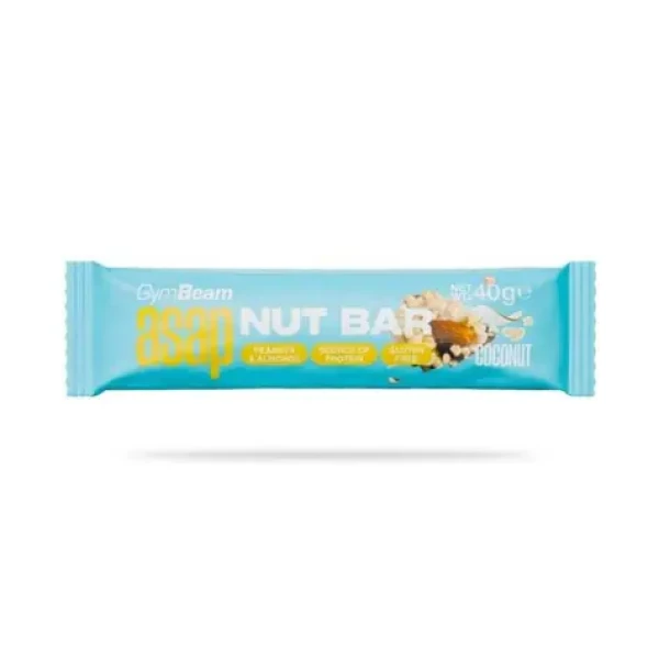 ASAP Nut Bar - GymBeam (kokos, 40 g) (106975-1-40g-coconut)