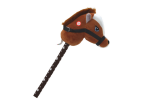 Mamido Kôň na tyči Hobby Horse krátkosrstý so zvukmi tmavo hnedý