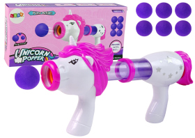 Mamido Soft BB Launcher Pištoľ Unicorn Pink