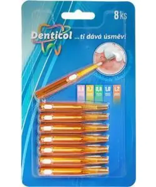 Denticol V01 1,2 mm / Medzizubná kefka / Vysúvacia / 8+8 ks (8595689805876)