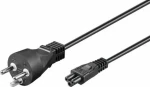 MicroConnect Power Cord DK Typ-K - C5 0.5m čierna / dánska koncovka (PE120805)