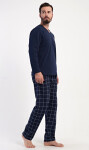 Pánske dlhé pyžamo Daniel azurová 2XL