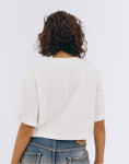 Organic Basics True Boxy Crop Tee White M
