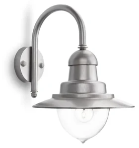 Philips Raindrop antracit / Vonkajšie nástenné svietidlo / 1x60W / bez zdroja / E27 / IP44 / hliník (SKL000389005)