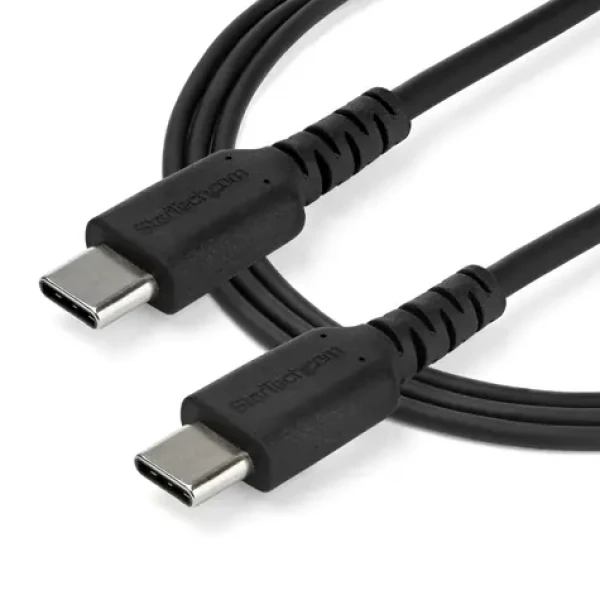 StarTech čierna / Kábel / USB-C - USB-C / Aramidové vlákno / 480 Mbps / 2 m (RUSB2CC2MB)