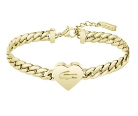 Lacoste Romantický pozlátený náramok Love My Croc 2040464