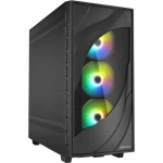 Sharkoon Rebel C80M RGB čierna / ATX / 2x USB 3.2 / 1x USB-C / 4X 120mm / bez zdroja (4044951041145)