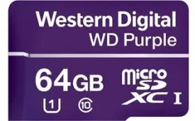 WD Purple MicroSDXC 64GB / UHS-I U1 / Class 10 (WDD064G1P0C)