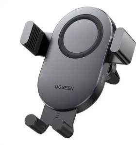 Ugreen Držiak na mobil do auta do mriežky ventilácie / bezdrôtové nabíjanie / veľkosť telefónu 4.7-6.7" (6957303841189)