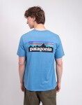 Patagonia M's P-6 Logo T-Shirt Shore Blue S
