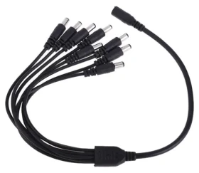 Xtendlan Napájací rozbočovač 1:8 / Napájací rozbočovač / DC jack 2,1mm / kábel 2mm/0,3mm (ZPSPLIT2118B)