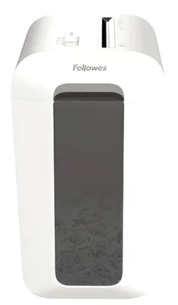 Fellowes LX 65 biela / Skartovač / 10 listov 70g papiera / krížový rez 4x40 mm / 22 l (100110076)