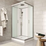 Mereo Sprchový box, štvorcový, 80cm, satin ALU, sklo Point, z. steny biele, SMC vanička, so strieškou CK34172KBSW