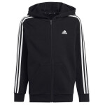 Tričko pre mladých so zipsom 3 Stripes FL HR6331 - Adidas 128 cm