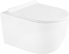 MEXEN/S - Carmen Závesná WC misa vrátane sedátka s slow-slim, duroplast, biela 30880100