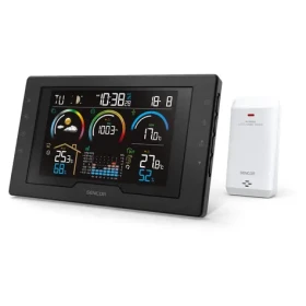 Sencor SWS 8000 čierna / Meteostanica / LCD / bezdrôtový snímač (8590669389933)