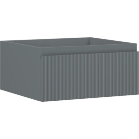 MEXEN/S - Rivel kúpeľňová skrinka pod umývadlo 50, 1 šuplík, reliéf, grafit mat 91A20-05023-1-BF66