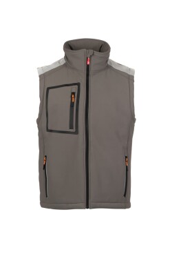 Pánska softshellová vesta Payper STREAM VEST PAD Farba: Dymová/ Čierna, Veľkosť: XL (S00772048913010XL)
