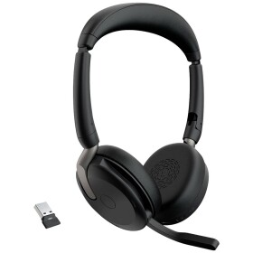 Jabra Evolve2 65 Flex Link380a UC slúchadlá do uší Bluetooth, 26699-989-999, stereo, čierna, Potlačenie hluku; 26699-989-999