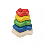 PlanToys PlanToys Stohovanie - zvlnené krúžky