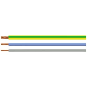 HELU 51388-100 vysokoteplotný drôt, HELUTHERM 145, 1 x 10 mm², zelená, 100 m; 51388-100