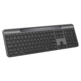 Logitech Signature Slim Solar+ šedá / bezdrôtová klávesnica / US layout / Bluetooth / solárne napájanie (920-013764)