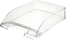 Leitz PLUS priehľadná / Odkladač na dokumenty / Plast / A4 / 255 × 357 × 70 mm (10K079C)