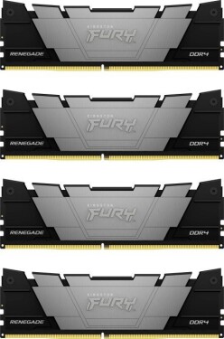 Kingston FURY Renegade Black 32GB (4X 8GB) DDR4 2666MHz / CL13 / DIMM / 1.2V / Non-ECC / Un-Registered (KF432C16RB2K4/32)