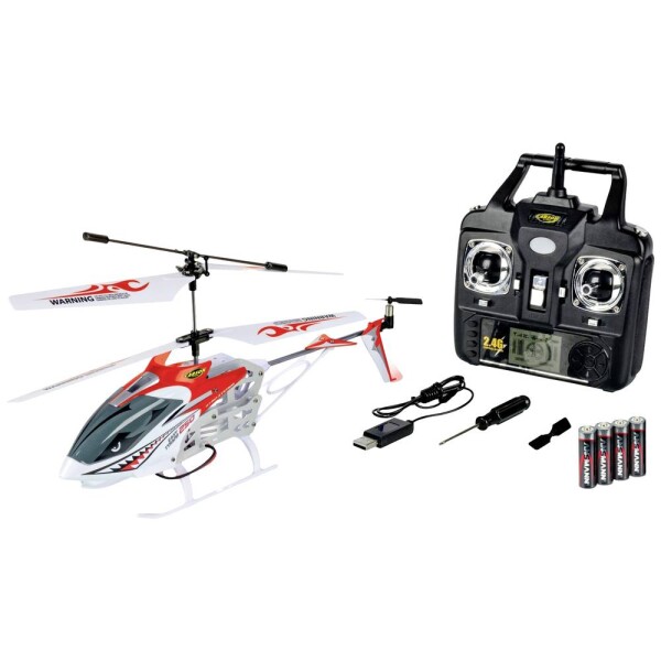 Carson RC Sport Easy Tyran 250 RC model vrtuľníka pre začiatočníkov RtF; 507161