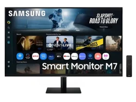 32" Samsung S32FM700UU čierna / SMART monitor / VA / 4K UHD / 60 Hz / Wi-Fi / Tizen / 20W repro (LS32FM700UUXEN)