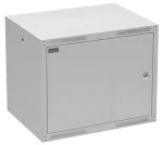 Solarix GrandN DUO 9U 450mm / Rozvádzač nástenný / dvere plech / RAL 7035 (83000382)