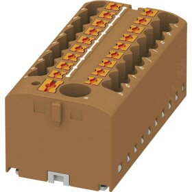 Phoenix Contact 3273384 blok rozvádzača 56 mm pružinová svorka hnedá 8 ks; 3273384