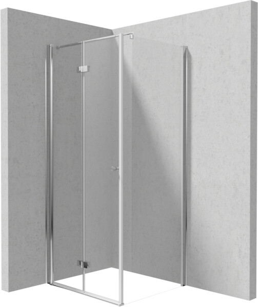 DEANTE/S - Sprchovací kút skladacia 100 pevná stena 90 KTSX043P+KTS_039P KERRIA/0308