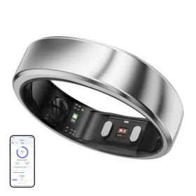 RingConn Air Gen 2 SMART Ring veľ. 12 Galaxy silver / šikovný prsteň / titánová oceľ / BT 5.0 / IP68 (124031201)
